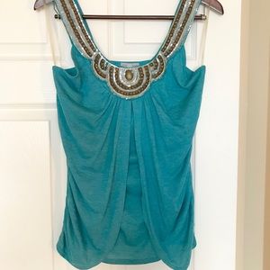 Teal tank top